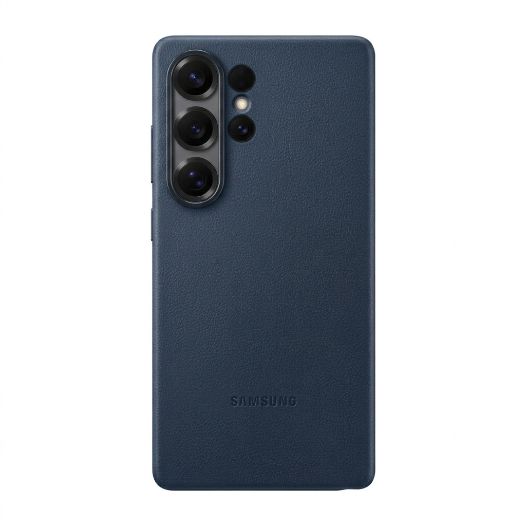 husa samsung s25 ultra originala piele kindusit midnight blue
