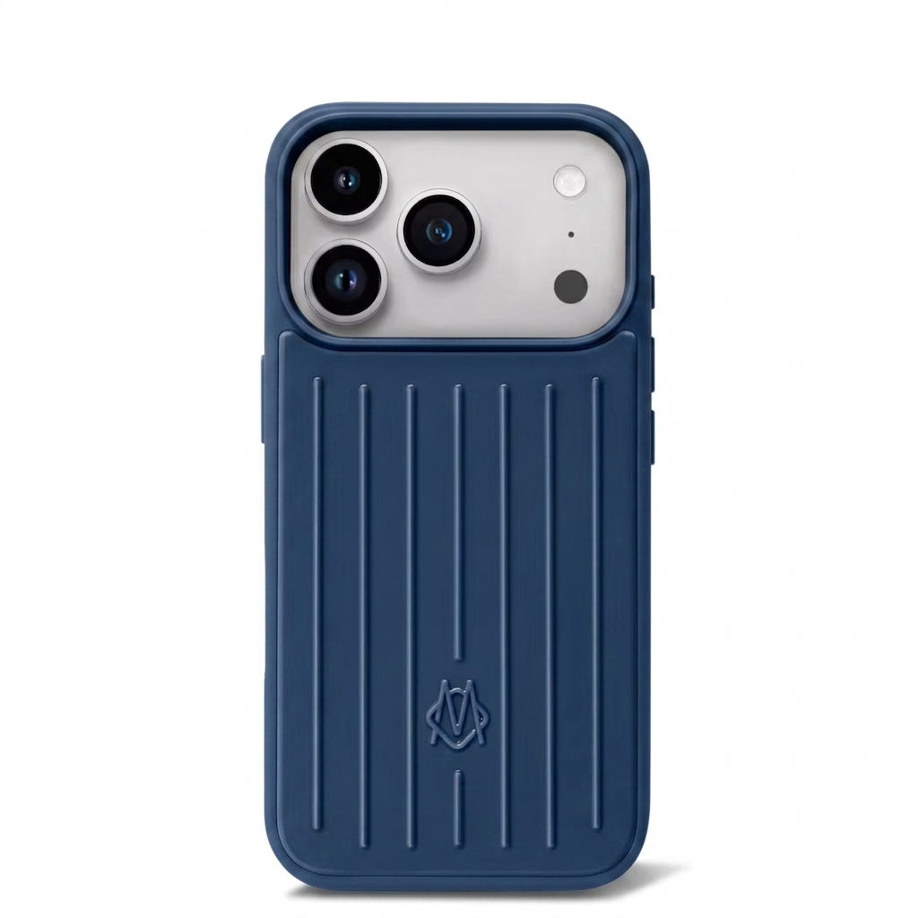 Husă iPhone 17 Pro Max din Aluminiu Rimowa, Deep Blue