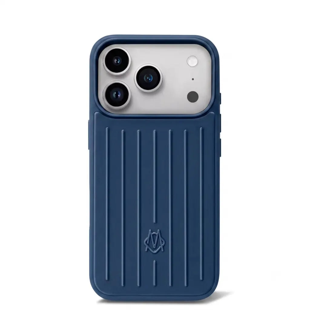 Husă iPhone 17 Pro din Aluminiu Rimowa, Deep Blue