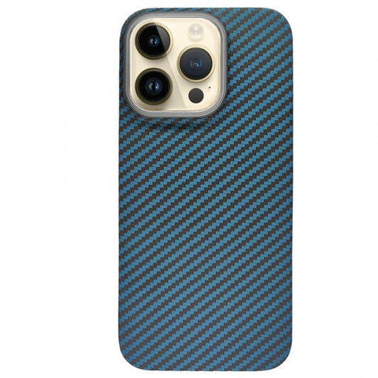 Husa iPhone 14 pro MagEZ 3 Kevlar 600D cu MagSafe Albastru