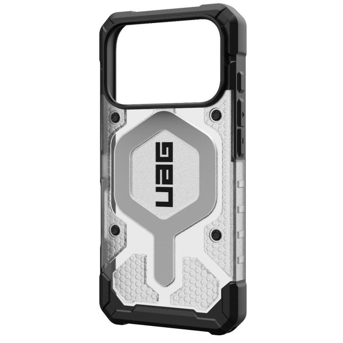 Husă UAG Pathfinder Clear MagSafe pentru iPhone 17 Pro, Ice Silver