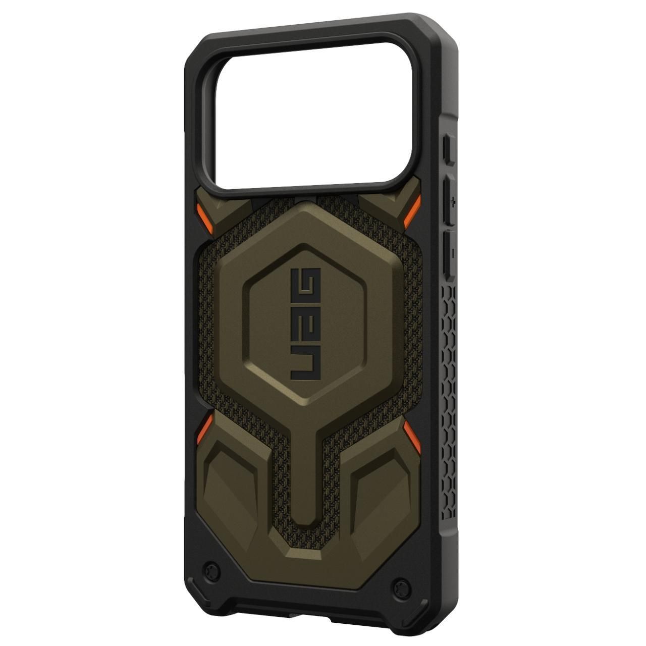 Husa iPhone 17 Pro Max, UAG Monarch Pro Kevlar MagSafe, Element Green