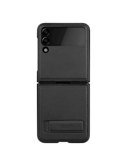 Husa Nillkin, pentru Samsung Galaxy Z Flip 4, Qin Leather, PC Leather, BLACK