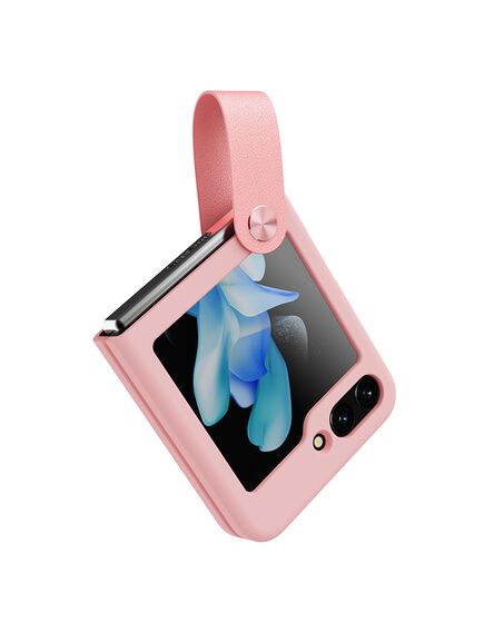 Husa Nillkin,Samsung Galaxy Z Flip 5, CamShield Silky, TPU, PEACH Light