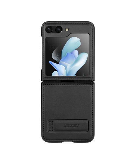 Husa Nillkin, pentru Samsung Galaxy Z Flip 5, Qin Leather, PC Leather, BLACK