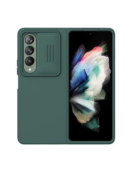 Husa Nillkin, pentru Samsung Galaxy Z Fold 4, CamShield Silky, TPU, Deep GREEN