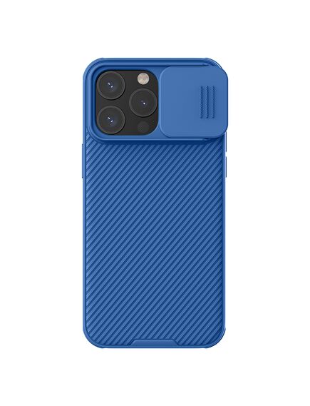 Husa Nillkin, pentru iPhone 15 Pro Max, Protectie Camera Shield Pro, TPU,BLUE