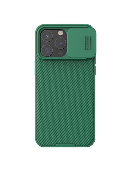 Husa Nillkin, pentru iPhone 15 Pro Max, Protectie Camera Shield Pro, TPU,Deep Green