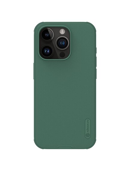 Husa Nillkin, pentru iPhone 15 Pro Frosted Series, PVC,Deep Green