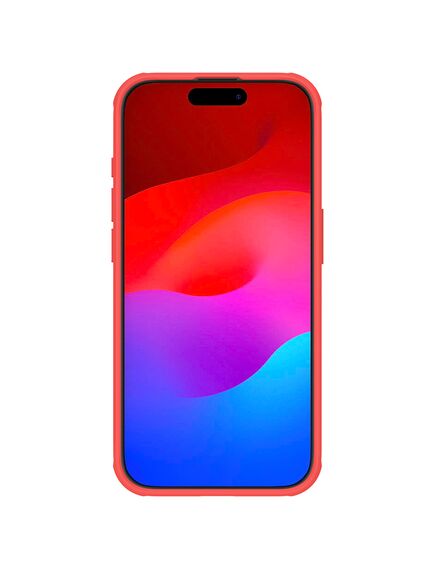 Husa Nillkin, pentru iPhone 15 Pro Frosted Series, PVC,Red