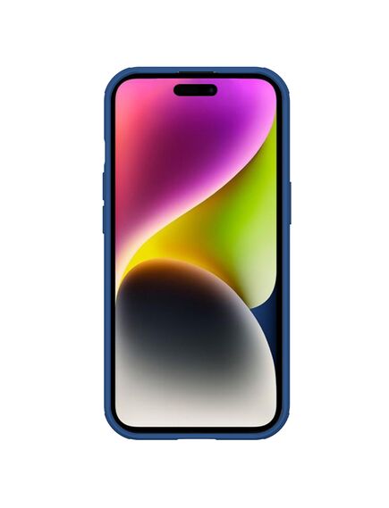 Husa Nillkin, pentru iPhone 15, Protectie Camera Shield Pro, TPU, Blue