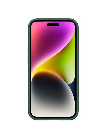 Husa Nillkin, pentru iPhone 15 , Protectie Camera Shield Pro, TPU,Verde