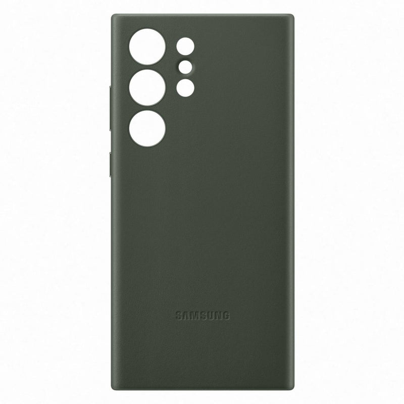 Husa Originala Samsung Galaxy S24 Ultra, Piele Verde