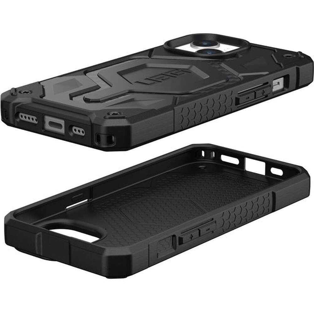 Husa iPhone 15 Black - UAG Monarch Pro MagSafe Carbon Fiber