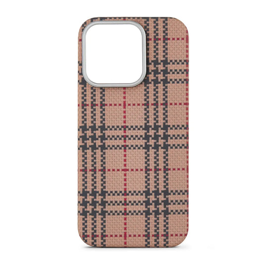 Husa iPhone 16 Pro MagSafe, MagEZ 3 Kevlar 600D ,Burberry