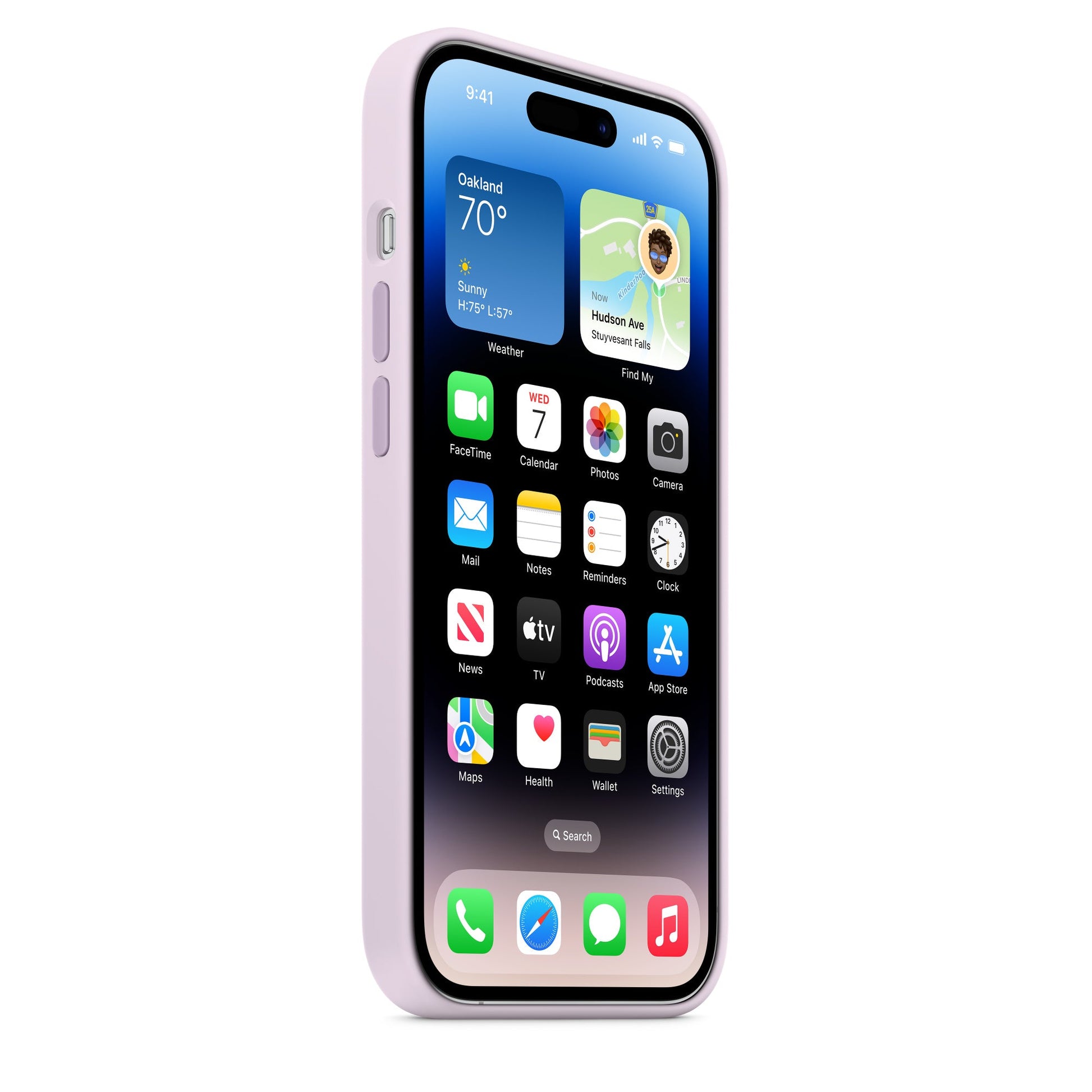 Husa de protectie Apple cu MagSafe pentru iPhone 14 Pro Max, Silicon Lilac - mag-genius-accesorii