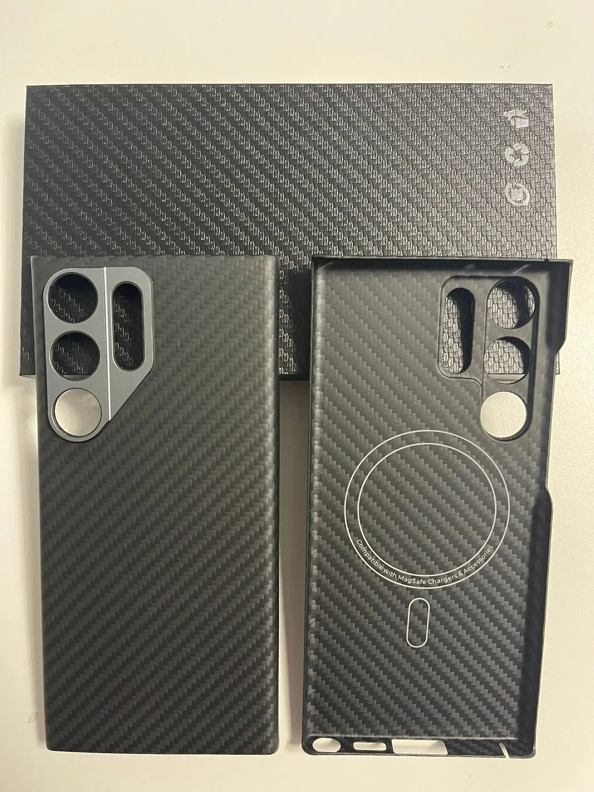 Husă Samsung S23 Ultra Kevlar MagEZ 3 – 600D Black, MagSafe
