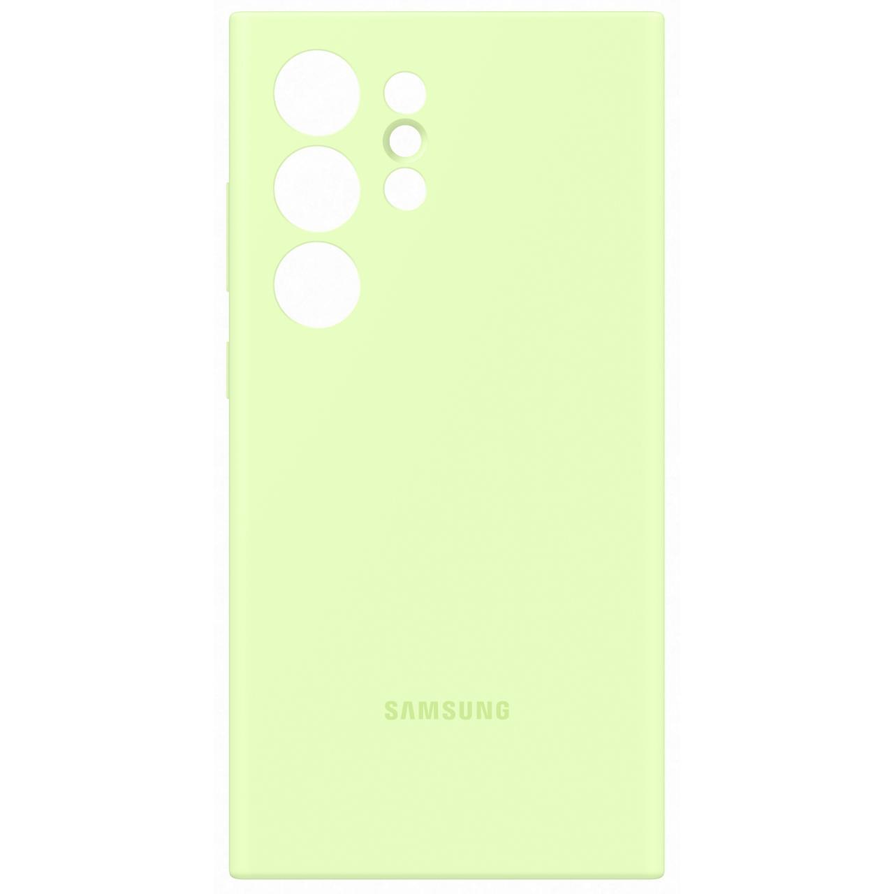 Husa din silicon Samsung S24 Ultra Originala, Lime