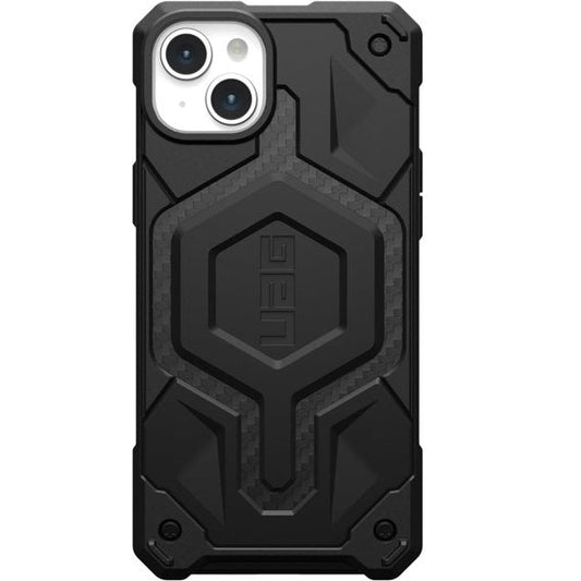 Husa iPhone 15 Plus Black - UAG Monarch Pro MagSafe Carbon Fiber