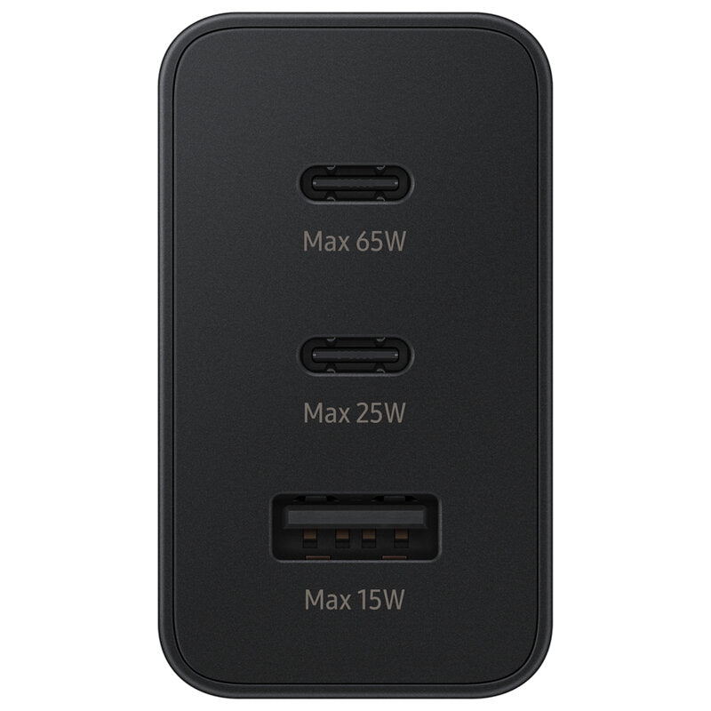 Incarcator priza Original SAMSUNG , 2xUSB-C, 1xUSB-A, 65W, negru