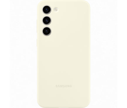 Husa Samsung Galaxy S25 Plus din Silicon Crem