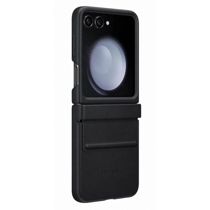 Husa SAMSUNG Eco-Leather Case pentru Galaxy Z Flip 5 Black