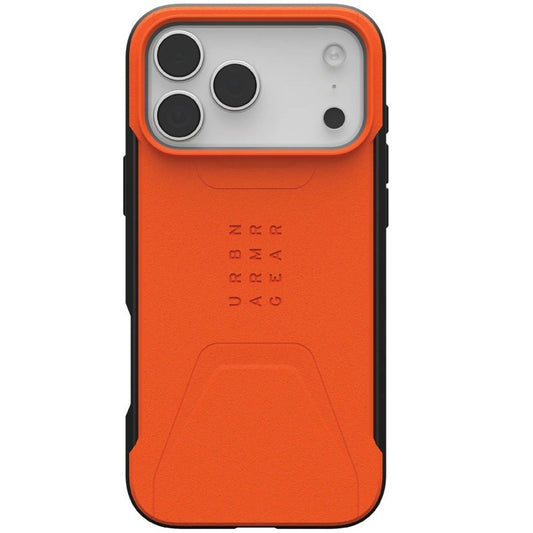 Husa iPhone 17 Pro Max UAG Civilian cu MagSafe, Orange