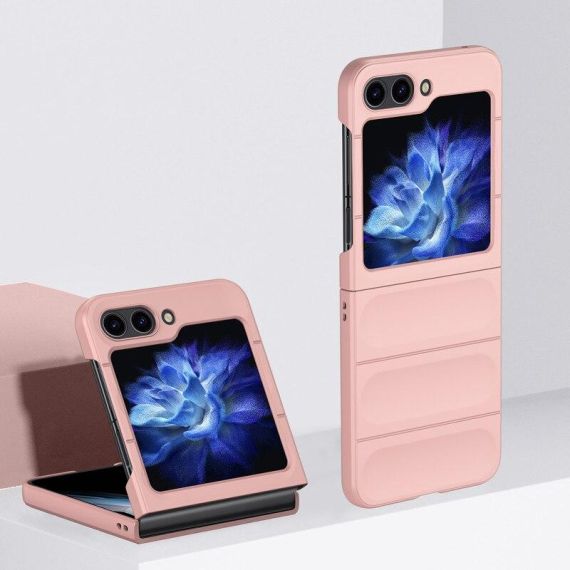 Husa Stripe - Samsung Z Flip6 - Matte, ShockProof, Pink