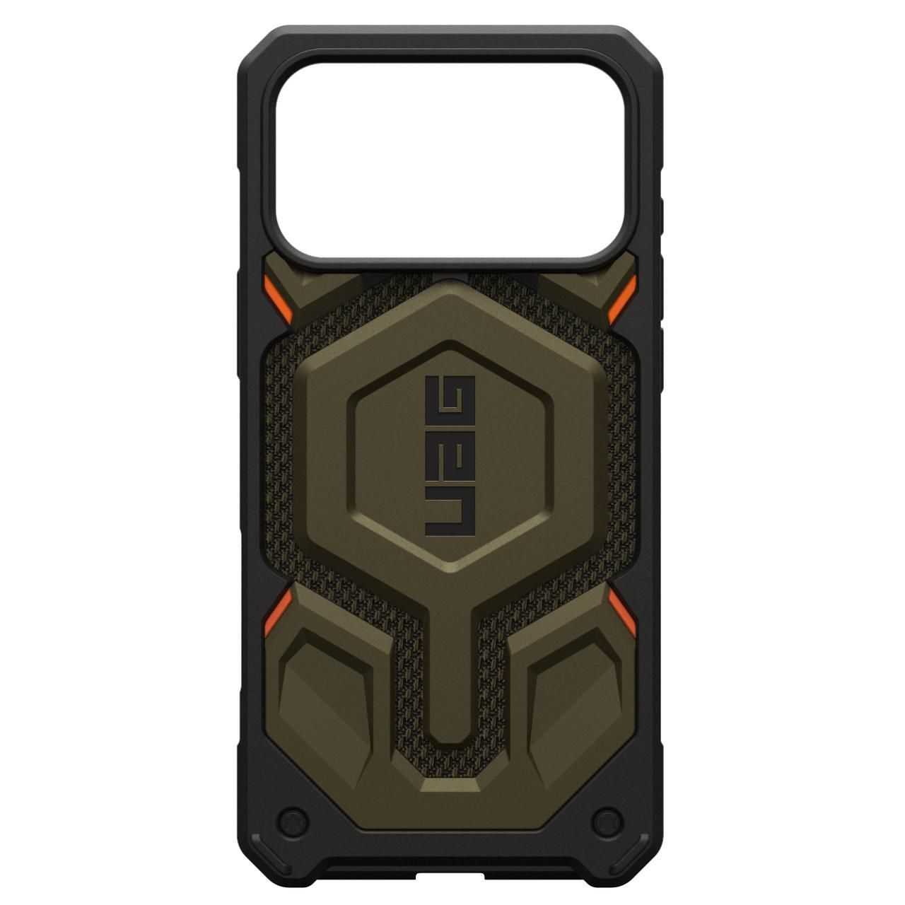 Husa iPhone 17 Pro Max, UAG Monarch Pro Kevlar MagSafe, Element Green