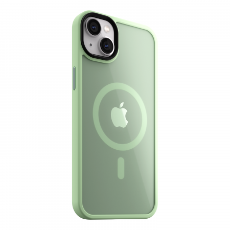 Husa iPhone 15 cu MagSafe -  Mist Shield Case Pistachio