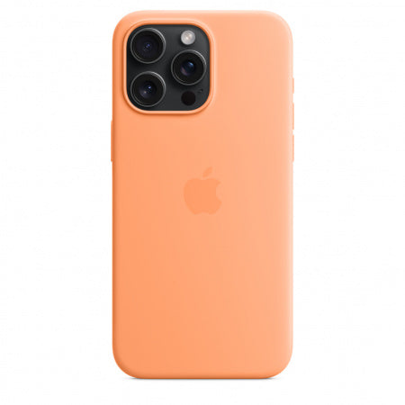 Husa iPhone 15 Pro Max Apple Silicon cu MagSafe ,Orange Sorbet