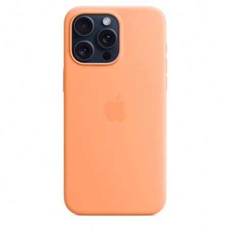 Husa iPhone 15 Pro Max Apple Silicon cu MagSafe ,Orange Sorbet