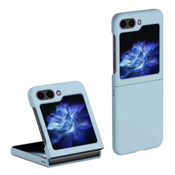 Husa Though - Samsung Z Flip6 - Thin Matte, AntiShock, Light Blue