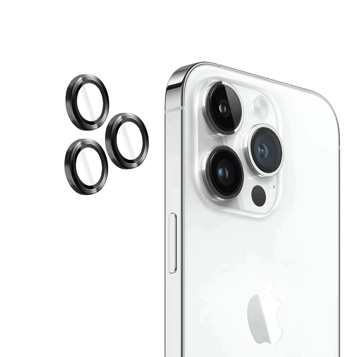 Folie Sticla iPhone 15 Pro Max, Protectie Camere individuale - mag-genius-accesorii