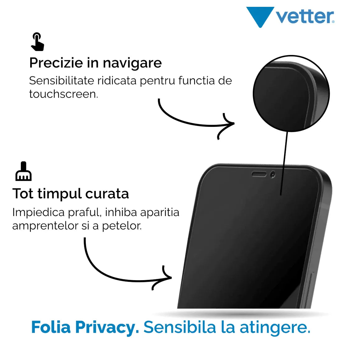 Folie iPhone 12 Mini 3D Privacy Series