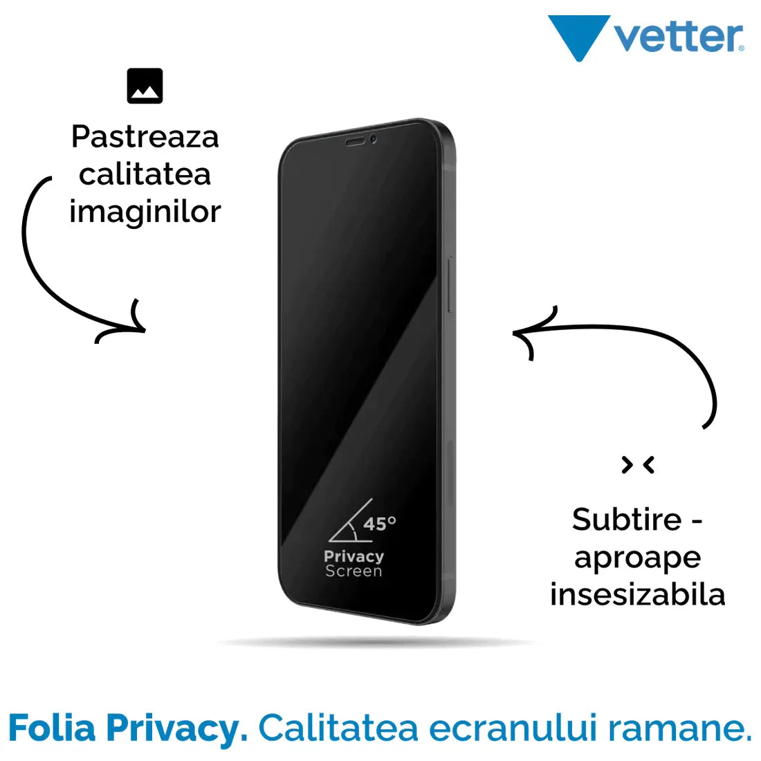 FOLIE iPhone 13 Pro Max, 14 PLus , 3D PRIVACY SERIES