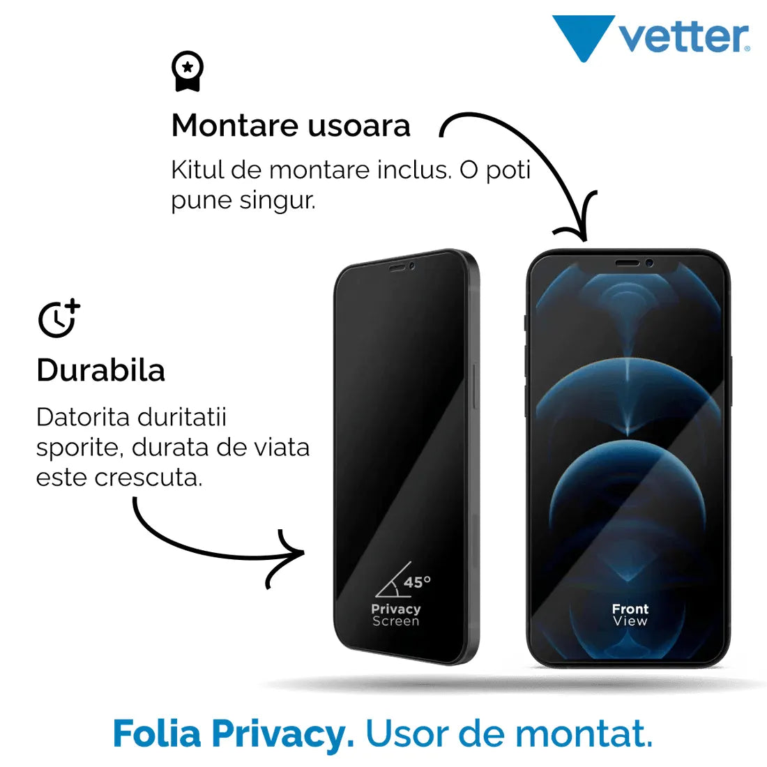 Folie iPhone 12 Mini 3D Privacy Series