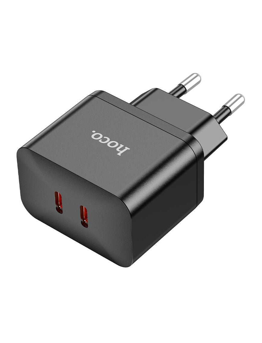 Incarcator retea, PD 35W, 2 x USB-C | BLACK - mag-genius-accesorii