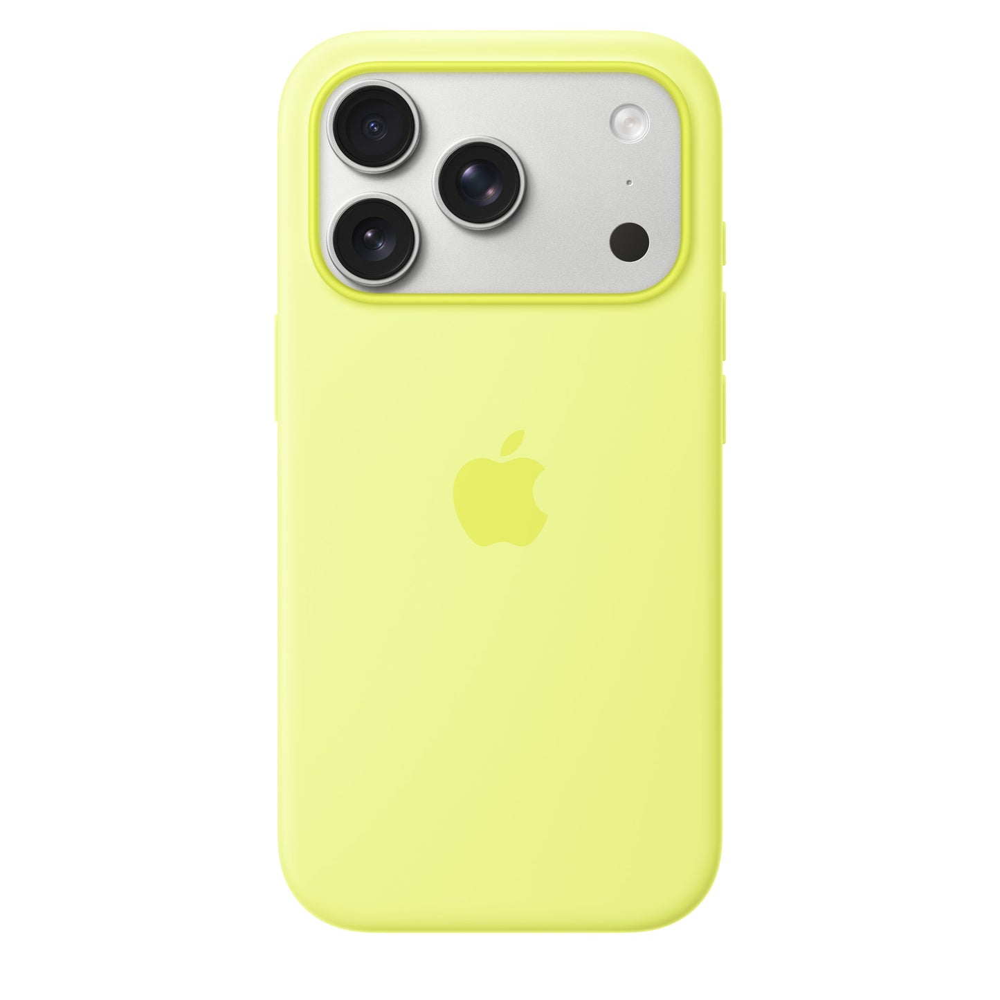Husa iPhone 17 Pro Max Silicon, cu MagSafe  Neon Yellow