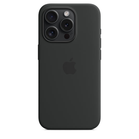 Husa iPhone 15 Pro Silicon cu MagSafe Black