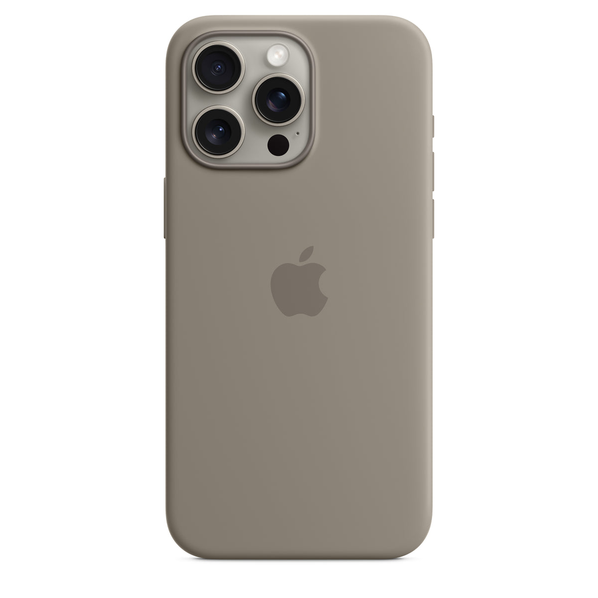 Husa iPhone 15 Pro Max, Silicon cu MagSafe Clay