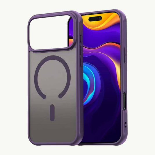 Husă iPhone 18 Pro Max MagFrost cu MagSafe, Purple, finisaj mat