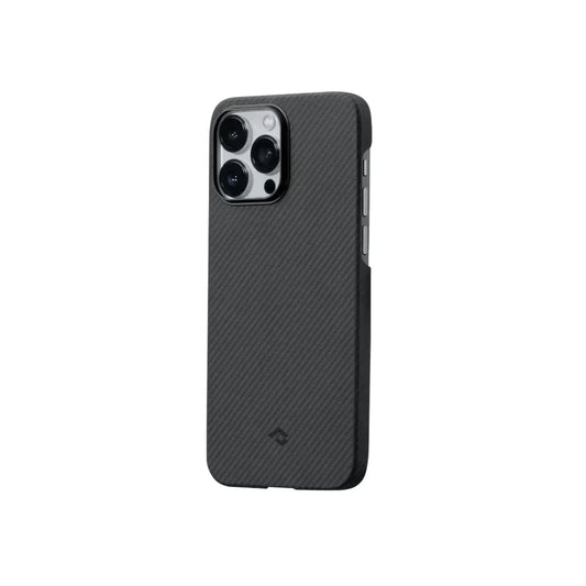 Husă iPhone 15 Pro Max Kevlar din aramidă 600D cu MagSafe, Negru