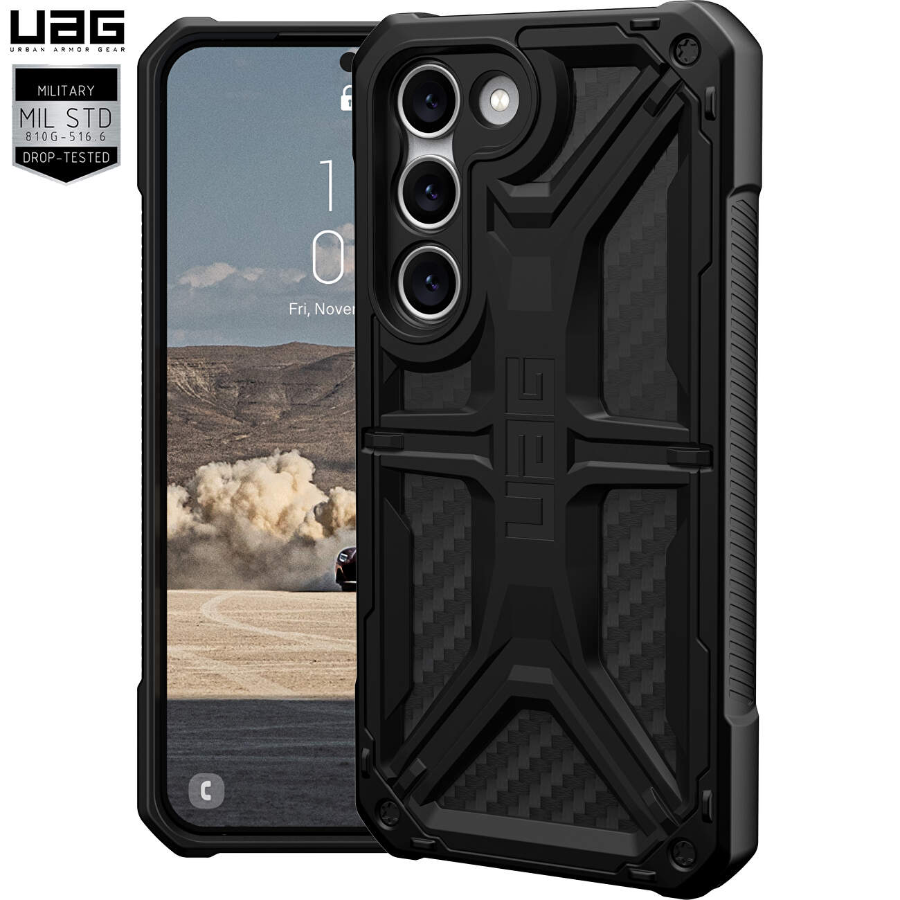 Husa Samsung Galaxy S22 5G - UAG Monarch Carbon Fiber