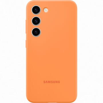Husa Originala Samsung Galaxy S23 Plus din Silicon Orange