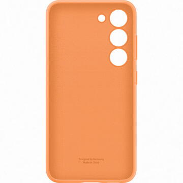 Husa Originala Samsung Galaxy S24 Ultra din Silicon Orange