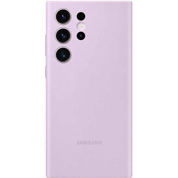 Husa Originala Samsung Galaxy S23 Ultra din Silicon Lilac