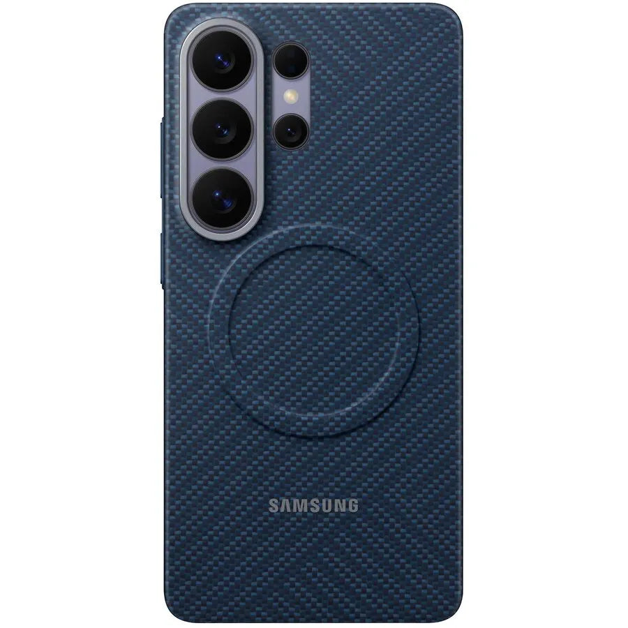 Husă Samsung Galaxy S26 Ultra, Carbon Magnet Case cu MagSafe, Albastru