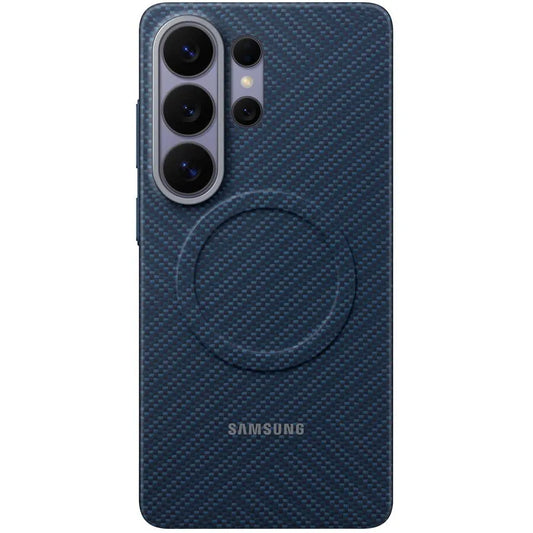 Husa Samsung S26 Ultra Originala, Carbon Magnet Case, Albastru