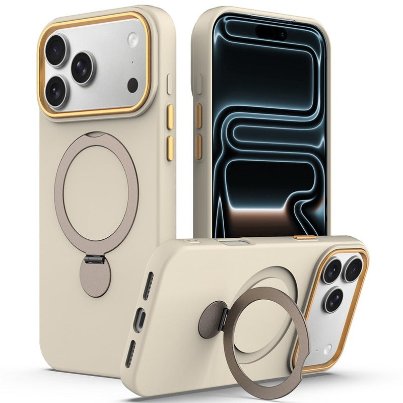 Husă SoftRing UltraSoft MagCase cu stand, Apricot
